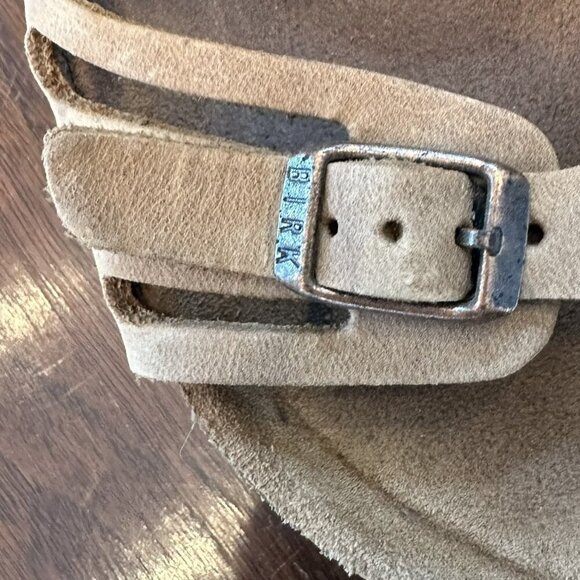 Birkenstock Granada Light Brown Leather Sandals Strappy Buckle Slide Size 42 main image 5
